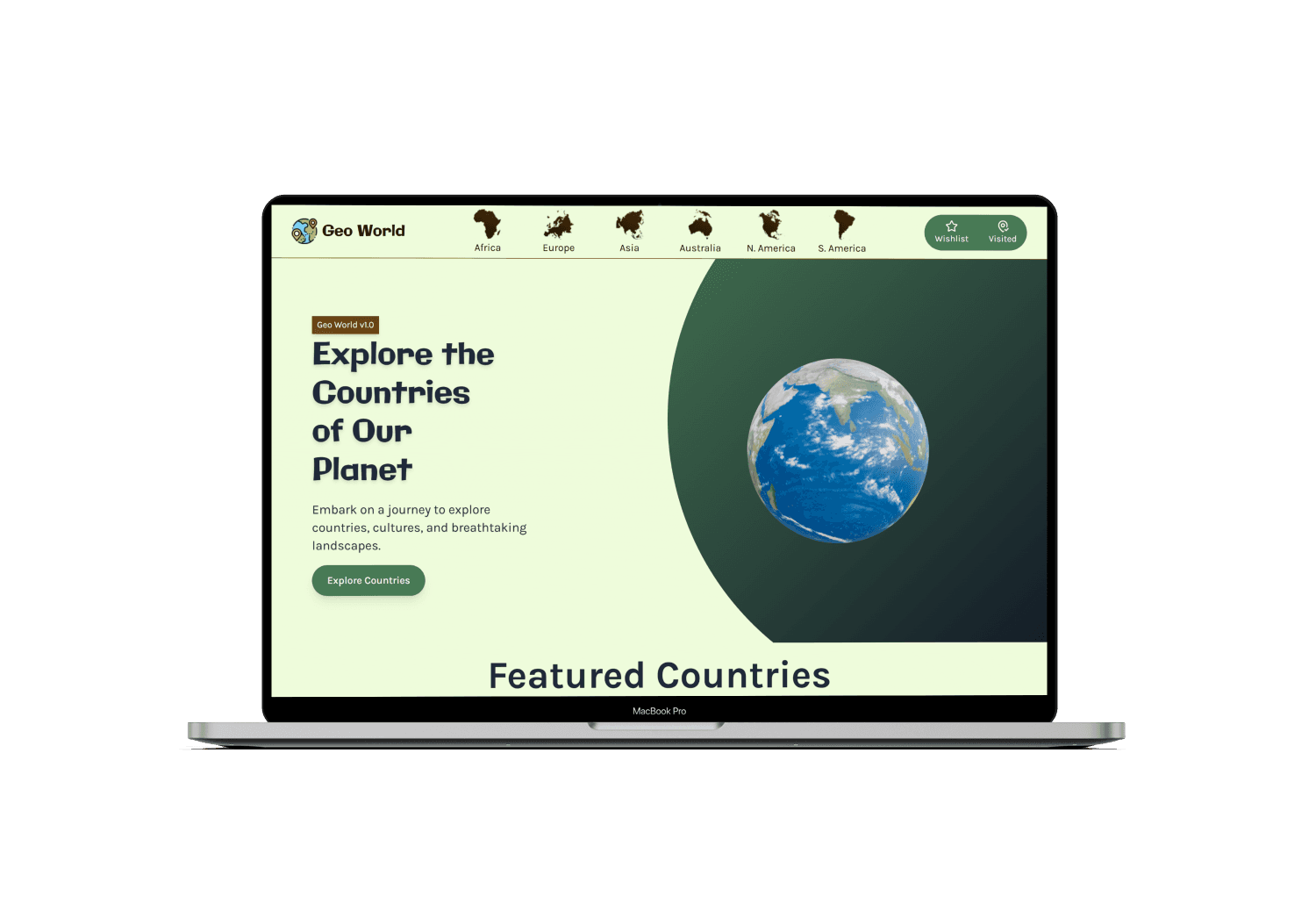 geo world mockup